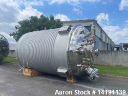 Unused 9,100-Gallon 304L Stainless Steel Reactor by Borghi Srl