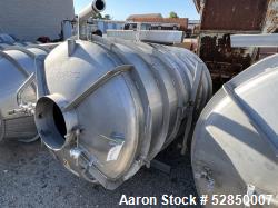 Used Approximately 600 Gallon Industrial Storage Bin, 304 Stainless Steel