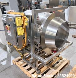 Used 30" Diameter Stainless Steel Soft Flight Coating Drum by Spray Dynamics – F