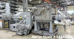 Used - Aaron Process 300 Gallon Sigma Blade Mixer Extruder. 450 Gallon Total Capacity. Carbon Steel Construction. Serial Number 93300150464MX.