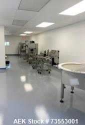 Used Acasi Automatic Filling Line – 8-Piston Filler, Capper, Labeler, Rinser, and Accumulation Table