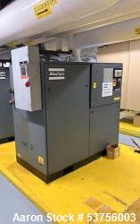Used- Industrial Rotary Screw Air Compressor, mfg by Atlas Copco, Model GA45