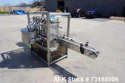 Used Biner Ellison Automatic Piston Filling Machine – Six Head, 120 CPM, Stainless Steel