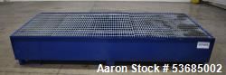 Used Denios 2-Tote Spill Containment Pallet – 500-Gallon Sump, Steel Grate