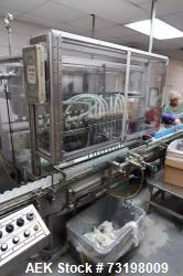 Used Filamatic Inline Piston Filler – Model H-480, 14-Head Stainless Steel, Variable Speed