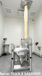 Used Glatt Stainless Steel Column Bin Blender, Model CM 400, Serial# PN 14724, Year 2016. With (1) 500Liter stainless bin, (...