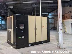 Unused Ingersoll Rand RS185i-A145 Rotary Screw Air Compressor Package – 260 HP, 1211 CFM, 2023 Build, Air Receiver Tanks, Air Dryer, Desiccant Dryer, Filtration, Oil/Water Separator