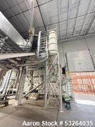 Used Kice Venturi Jet Filter System with Rotary Airlock, Cyclone & Fan | Model VR32-10 TBR | Stainless Steel | 3500 SCFM