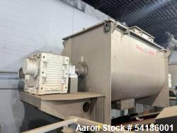 Used Paul O. Abbe Ribbon Blender – Model RB-315, 315 Cu. Ft. 304 Stainless Steel, 75 HP SEW Euro Drive