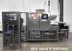 Used PMI GR-35D Dual Lane Multi-Pack Shrink Bundler – 15-20 CPM, Integrated Shrink Tunnel