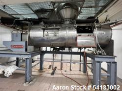Used ProcessAll Model 2000H Vacuum Dryer, 2,000 Liter Capacity. 528 Gallon, 70 Cubic foot capacity. Driven by approximate 75...