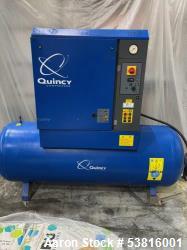Used Quincy QGS-15 Rotary Screw Air Compressor – 15 HP, 120 Gallon Tank
