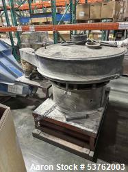 Used Sweco 48” Vibratory Screener – Model XS48S66, Stainless Steel, Single Deck