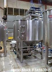 Used- Walker Stainless Jacketed 500 Gallon Stainless Liquifier/Multi-Motion Mixer, Model PZ-MM. 316L stainless steel. Jacket...