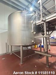 Used- Walker 316L Stainless Steel 6000 Gallon Kettle, Model PZ-CB-SP. Atmospheric Internal
