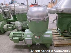 Used Westfalia RTA-140-01-076 Solid Bowl Disc Centrifuge – 5000 RPM, Stainless Steel, Dual Phase Discharge