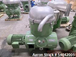 Used Westfalia RTA-140-01-076 Industrial Solid Bowl Refining Disc Centrifuge – 5000 RPM, Stainless Steel, Dual Phase Discharge